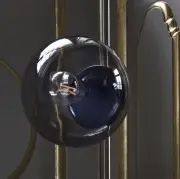 LAMPA stołowa ORB CZARNA BOLIA