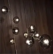 LAMPA WISZĄCA ORB czarna BOLIA
