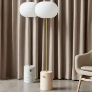 Lampa Podłogowa Jwda Brąz Mosiądz Audo Copenhagen