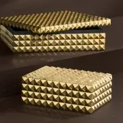 Pojemnik na biżuterię Viviennee duży gold Eichholtz
