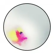 Lustro ścienne Francis 45 cm różowo-zółte Petite Friture