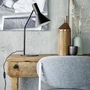 LAMPA ŚCIENNA LYSS CZARNA FRANDSEN