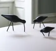 FIGURKA DEKORACYJNA SHOREBIRD mała orzech NORMANN COPENHAGEN