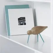 FIGURKA DEKORACYJNA SHOREBIRD mała orzech NORMANN COPENHAGEN