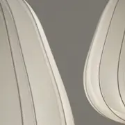 LAMPA WISZĄCA BALLOON 47 CM KOŚĆ SŁONIOWA BOLIA