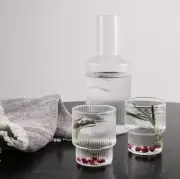 Kieliszki do wina Ripple 2 szt. transparentne FERM LIVING