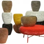TABORET DOT MIEDZIANY POLS POTTEN