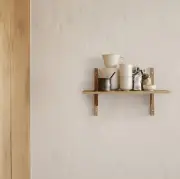 PÓŁKA SECTOR S-L NATURALNY DĄB CZARNY MOSIĄDZ FERM LIVING