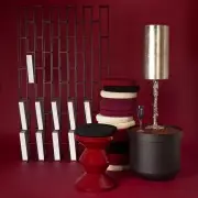 Taboret Zig Zag Żółty Pols Potten
