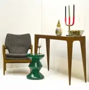 Taboret Zig Zag Jasnoróżowy Pols Potten
