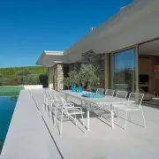 KRZESŁO OGRODOWE RIO LOUNGE NIEBIESKIE EMU
