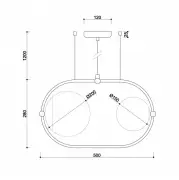 LAMPA WISZĄCA KOBAN A BIAŁA UMMO