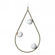 LAMPA WISZĄCA PEARLS 80 MOSIĄDZ PHOLC