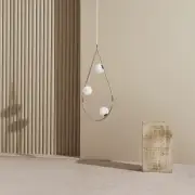 LAMPA WISZĄCA PEARLS 80 MOSIĄDZ PHOLC