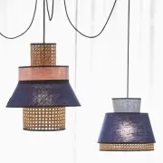 LAMPA WISZĄCA SINGAPOUR XM Anthracite-blanc MARKET SET