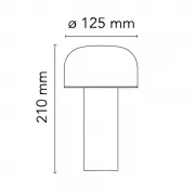 Lampa stołowa Bellhop żółta Flos