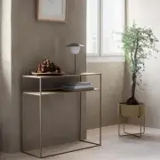 ZESTAW 2 STOLIKÓW FERA JASNOSZARY BLOMUS