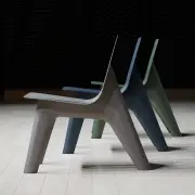 KRZESŁO J-CHAIR LOUNGE ALU UMBRA GREY ZIETA