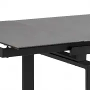 Stół rozkładany Huddersfield 160-240 cm czarny