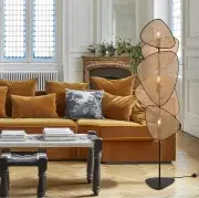 LAMPA podłogowa Screen czarna MARKET SET