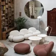 Lampa stołowa Stemlite 70 cm czerń wpadająca w czerwony GUBI