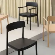 KRZESŁO TIMB CAMEL SKÓRZANE NORMANN COPENHAGEN