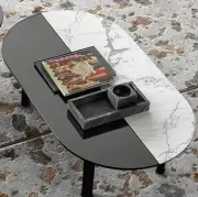 STOLIK KAWOWY BAM 80 CM BIAŁY CALLIGARIS