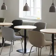 KRZESŁO OBROTOWE HYG BIAŁE ALU NORMANN COPENHAGEN