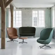 KRZESŁO OBROTOWE HYG BIAŁE ALU NORMANN COPENHAGEN