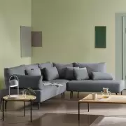LAMPA STOŁOWA QUAY SZARA EVA SOLO