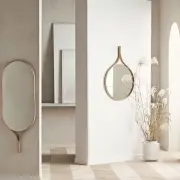 LUSTRO ŚCIENNE Racquet OWALNE NATURALNE BOLIA