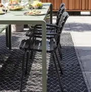STÓŁ OGRODOWY VONDEL 214 CM ZIELONY ZUIVER