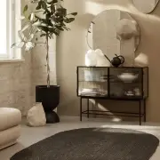 DYWAN ETERNAL OKRĄGŁY 240 CM NATURALNY FERM LIVING