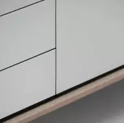 KOMODA FLOOW 200 CM DĄB OLEJOWANY - BIAŁY LAMINAT BOLIA