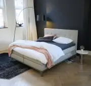 Łóżko Kontynentalne Criade 160 cm Wezgłowie Cushion Auping