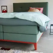 Łóżko Kontynentalne Criade 160 cm Wezgłowie Cushion Auping