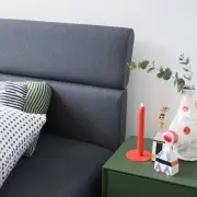 Łóżko Kontynentalne Criade 160 cm Wezgłowie Cushion Auping