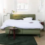Łóżko Kontynentalne Criade 160 cm Wezgłowie Cushion Auping