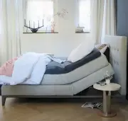 Łóżko Kontynentalne Criade 160 cm Wezgłowie Cushion Auping