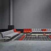 Ławka Interchange 178 cm z 3 poduszkami Sancal
