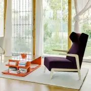 Krzesło Boomerang skórzane Sancal