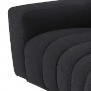Sofa Kelly 300 cm czarna Eichholtz