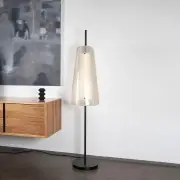 Lampa podłogowa Bent two przydymiona szara-czarna Pulpo