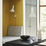 Lampa wisząca Lyss migdałowa Frandsen