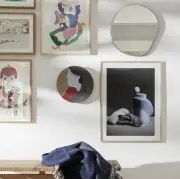 Lustro pond małe chromowane Ferm Living
