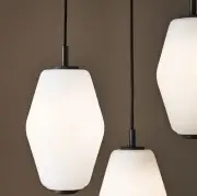 Lampa wisząca Dahl duża mosiężna Northern