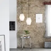 Lampa wisząca Dahl duża mosiężna Northern