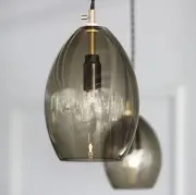 Lampa wisząca Unika duża szara Northern