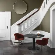 Lustro ścienne Sillon SH5 mosiężne Andtradition