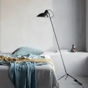 Lampa podłogowa VV Cinquanta czarno-czerwona Astep